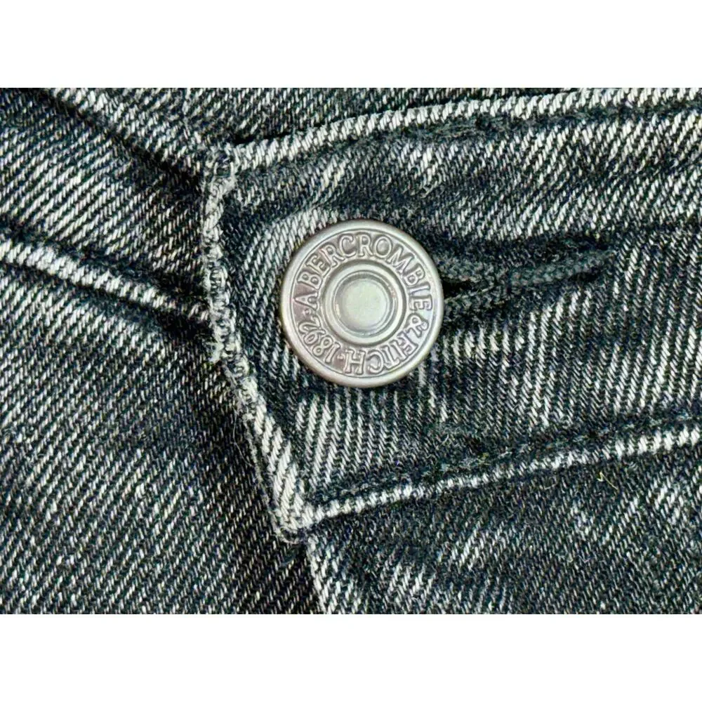 Abercrombie & Fitch Curve Love 90s Slim Straight Ultra High Rise Jeans Size 29 8